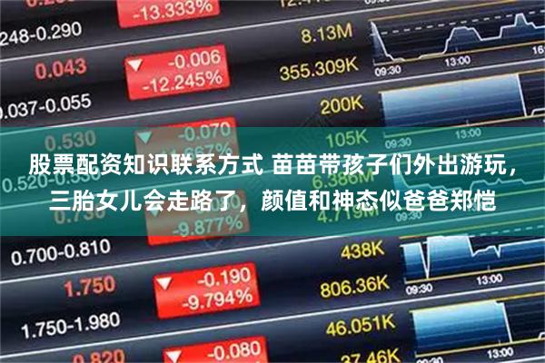 股票配资知识联系方式 苗苗带孩子们外出游玩，三胎女儿会走路了，颜值和神态似爸爸郑恺